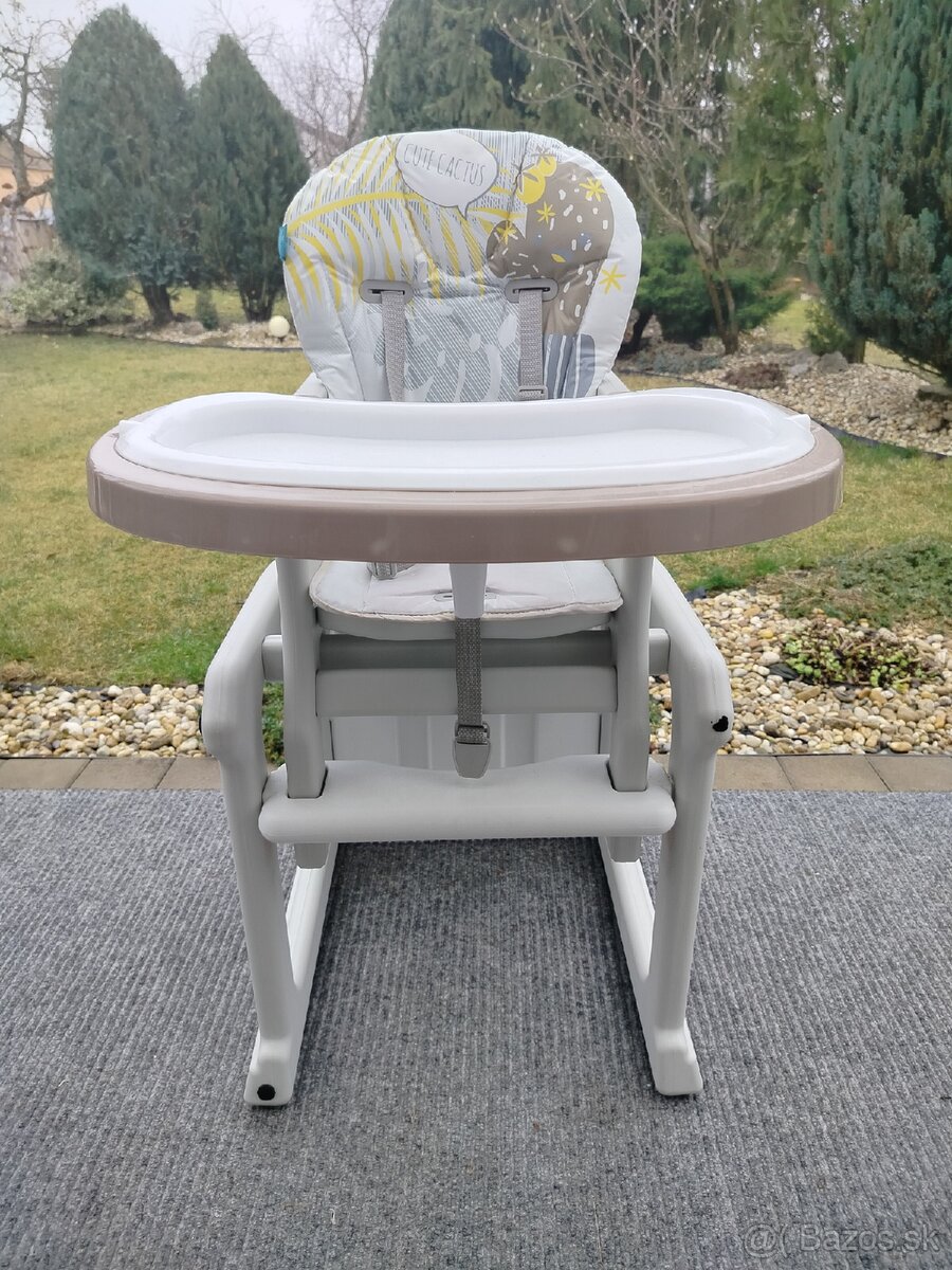 Detská jedálenská stolička 2v1 - 2