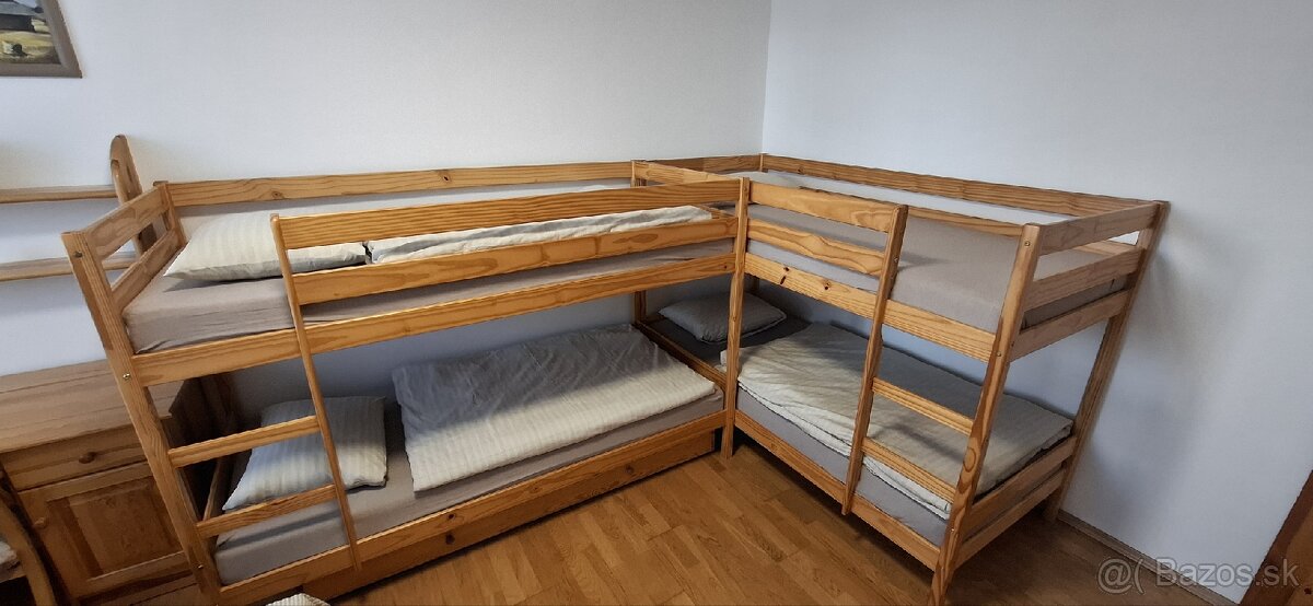 Poschodová postel - 2