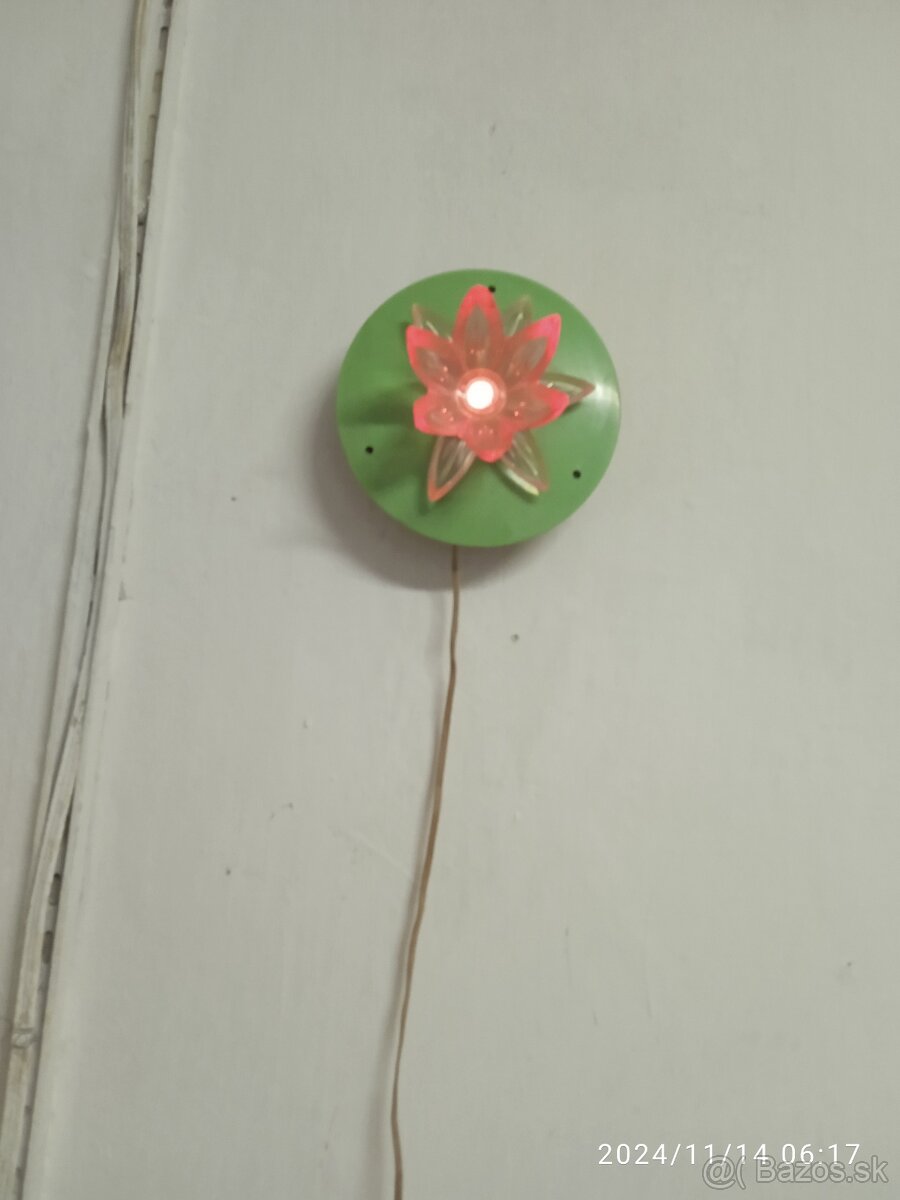 KRUHA NA VYSIVANIE RETRO LAMPA NA STENU, - 2