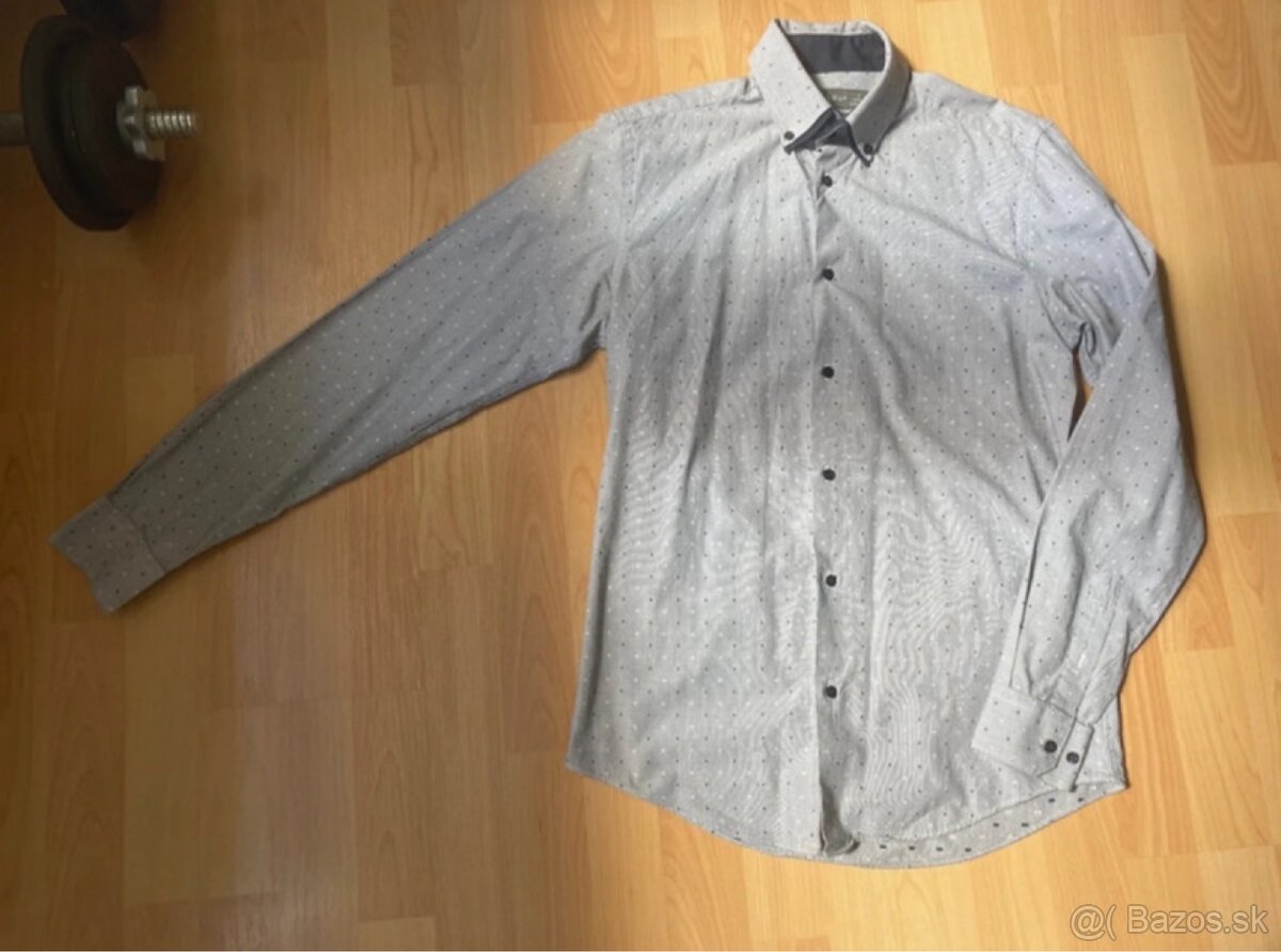 Pánska šedá košeľa - 2