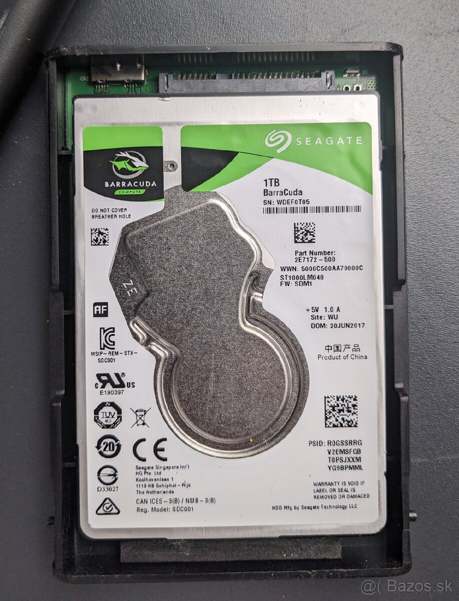Externý 2.5" Disk 1TB 5400 - 2