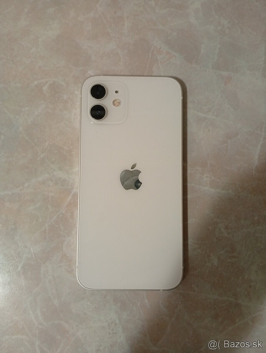iPhone 12 / White 64GB - TOP stav - 2