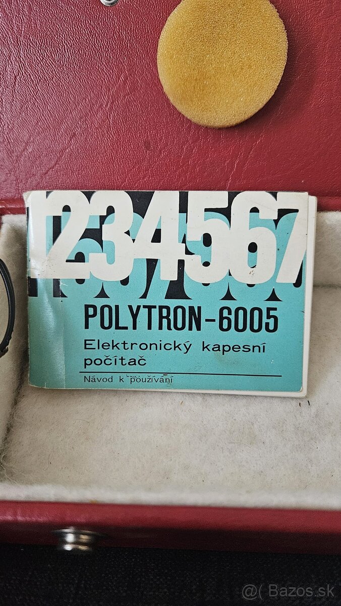 Historická vedecká kalkulačka Polytron 6005 - 2