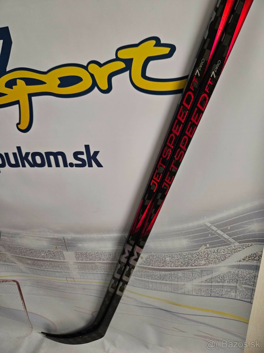 Intermediate profi hokejka CCM FT7pro -ľavá, 55flex p29-nová - 2