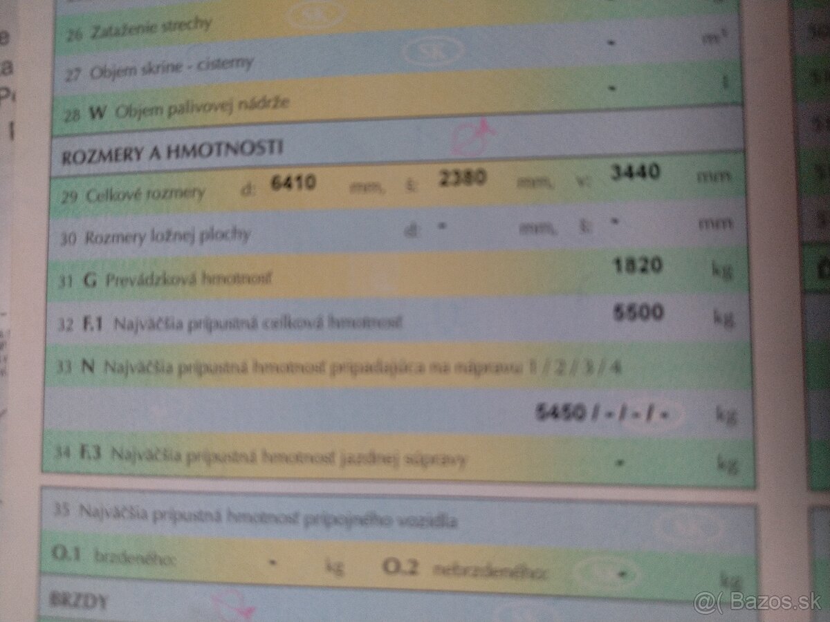 Predám príves 5,5T - 2