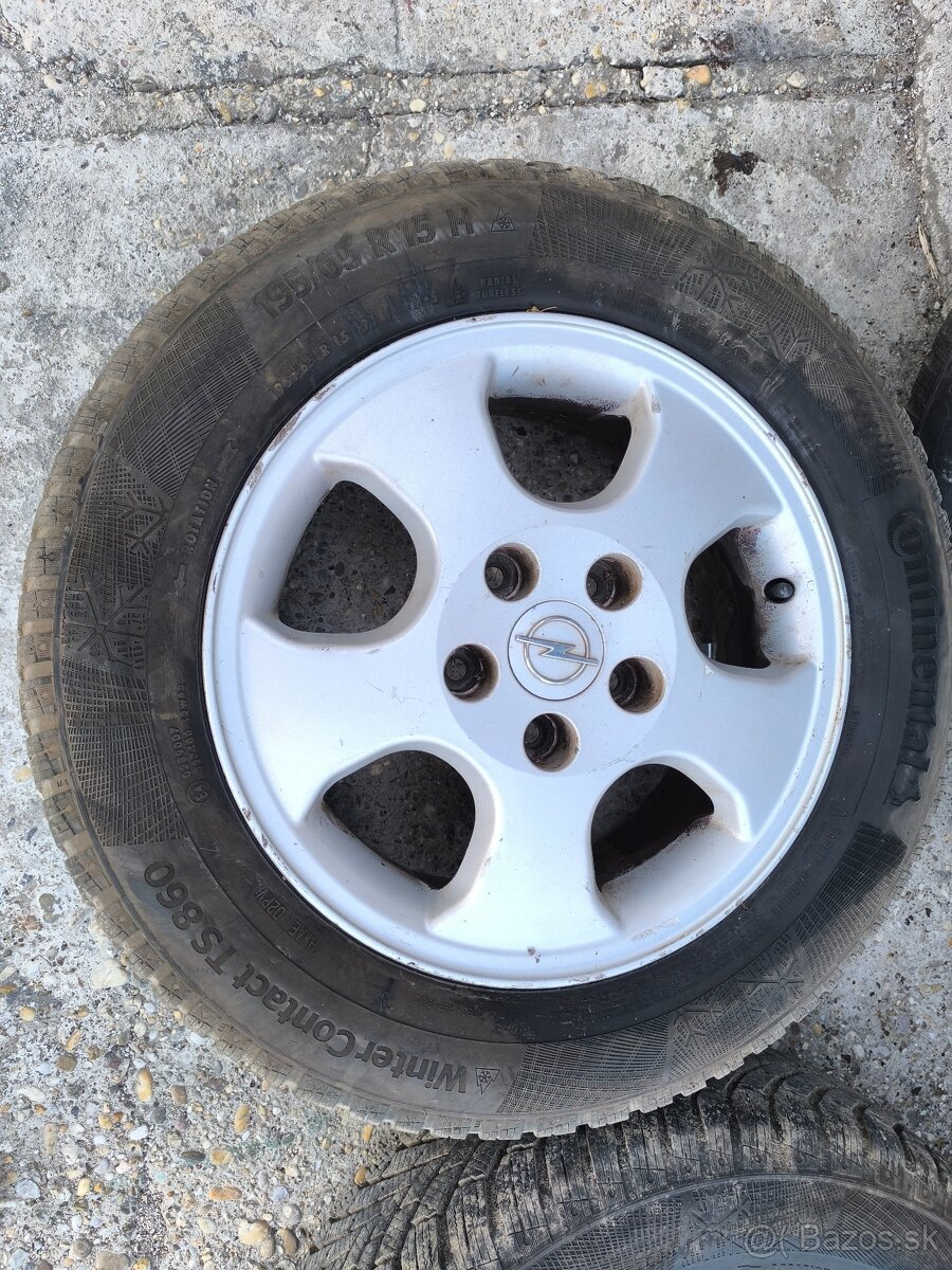 Predám sadu alu diskov 5x110 r15 - 2