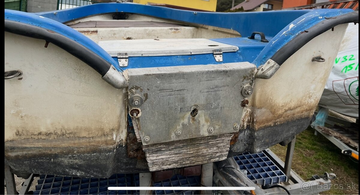 Predaj masivná loď/pramica/laminátový čln. 410x160 - 2