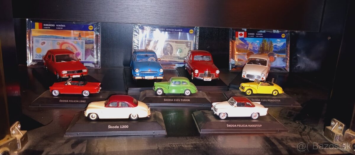 Modely autá a autobusy - 2