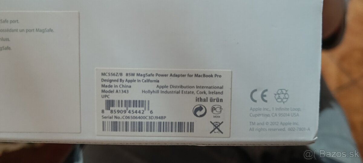 85w magsafe Power adaptér - 2