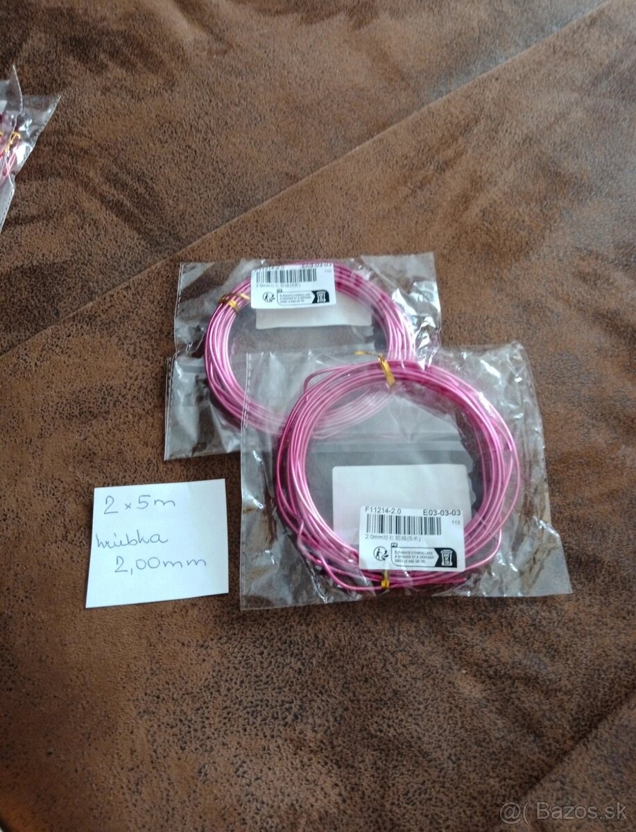 Mix farebných drôtov na dekorovanie - 2