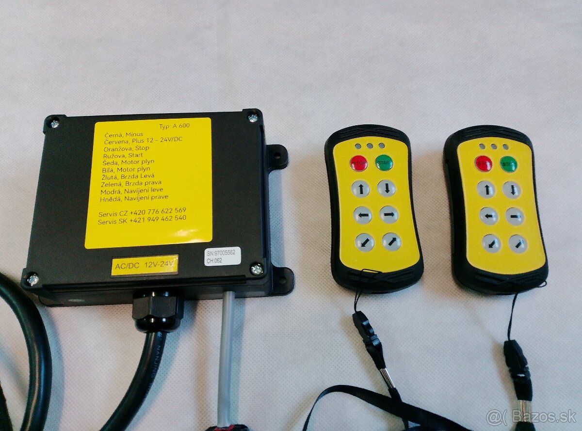 Dialkove ovladanie navijaku LKT 81 - 2