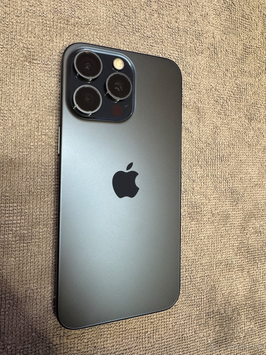 Predám iPhone 15 pro max 256gb Blue Titanium - 2