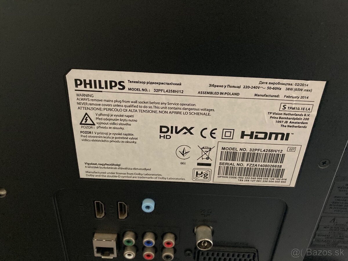 Televízor Philips 32pfl4258h/12 - 2