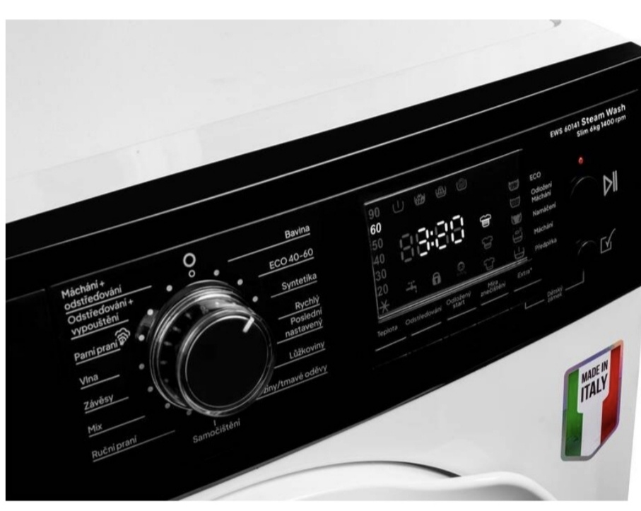 Práčka ECG EWS 60141 SW biela
- 2