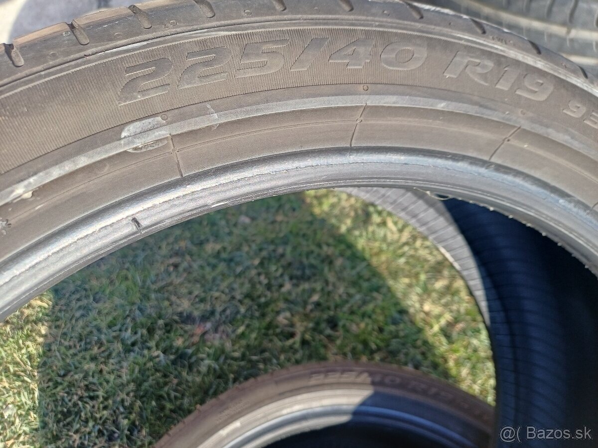 225/40 r19 letné pneumatiky, Pirelli - 2