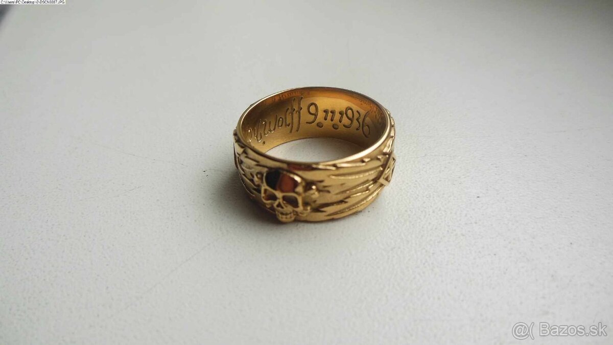 Darovací prsten SS, H.H.1936 - 2