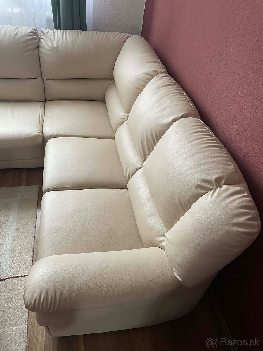 Rohová sedačka kožená - 2