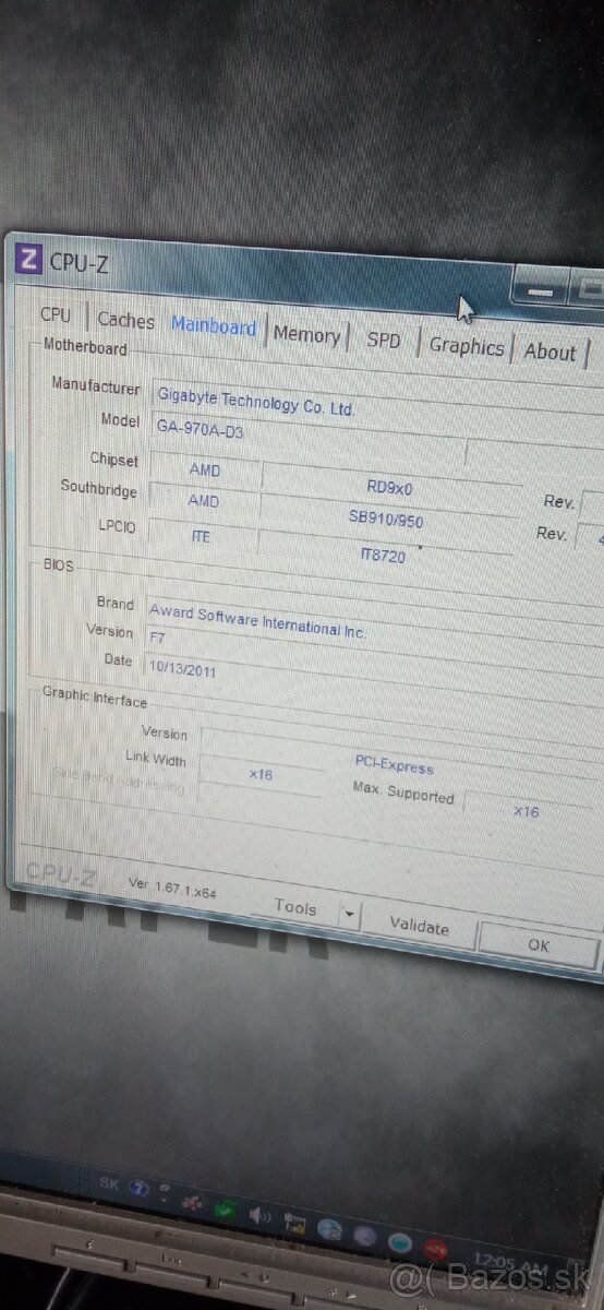 Gigabyte GA-970A-D3 AMD AM3+ DDR3 USB3.0 - 2