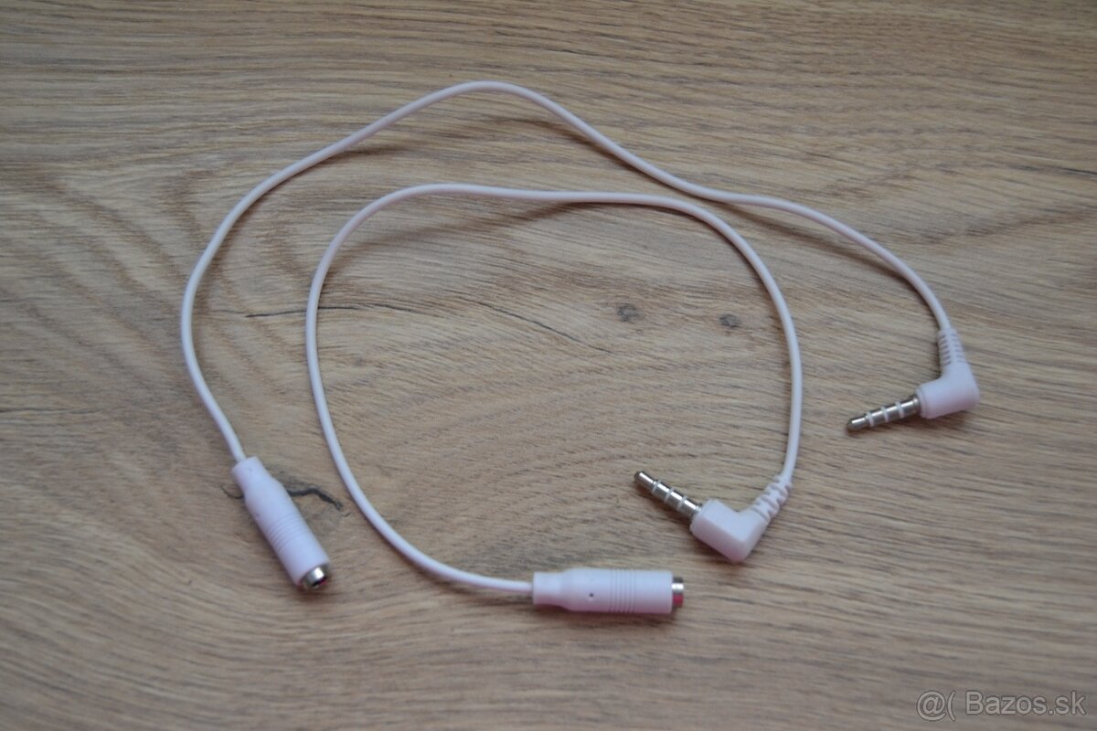 Kábel jack 3.5mm 4 pinový pro Apple iPhone, iPad - 2