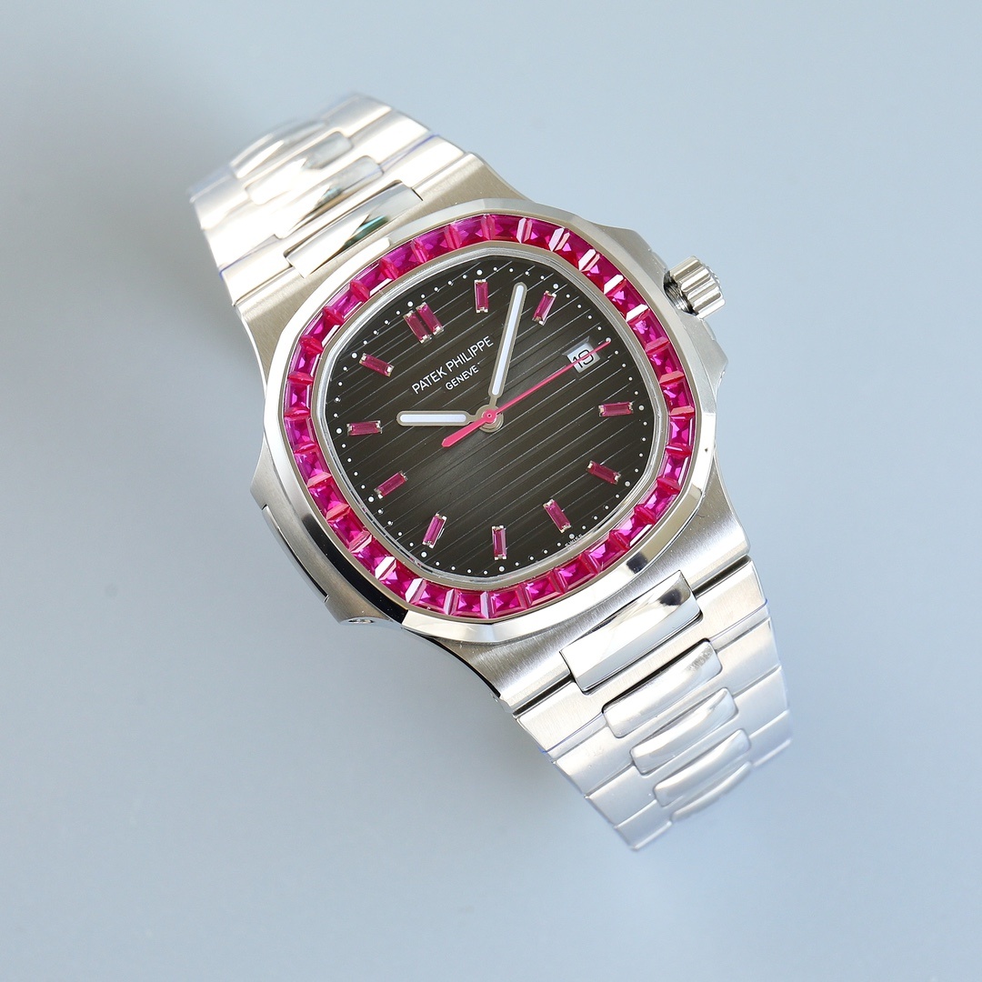 Pánske hodinky Patek Philippe Nautilus Ruby Bezel - 2