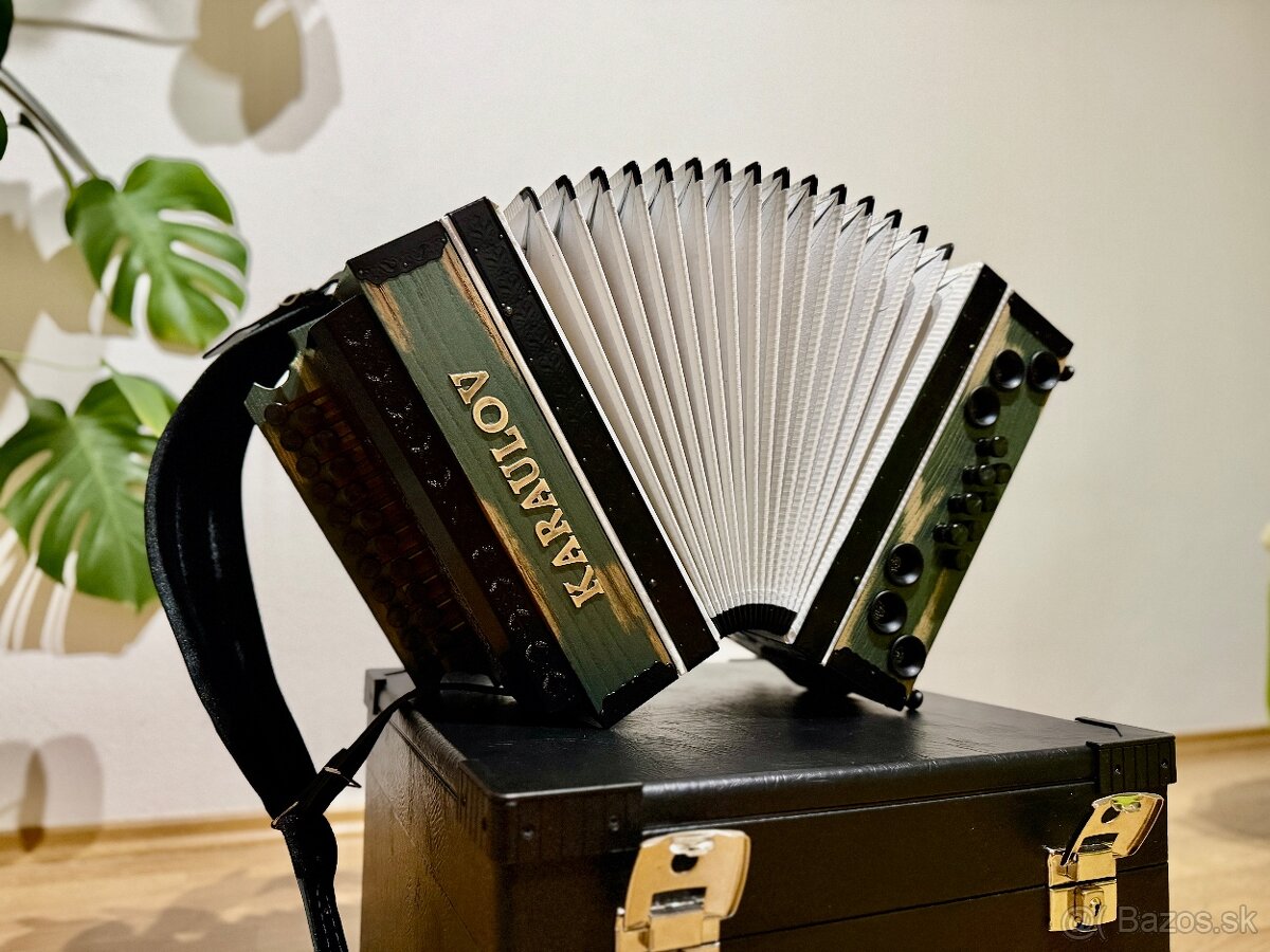 Heligónka Karaulov 2.rad CF(nová) - 2