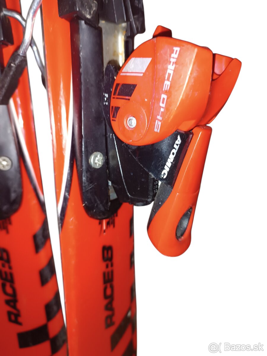 Detské lyže 100 CM Atomic Race 8 a lyžiarky Dalbello 262mm - 2