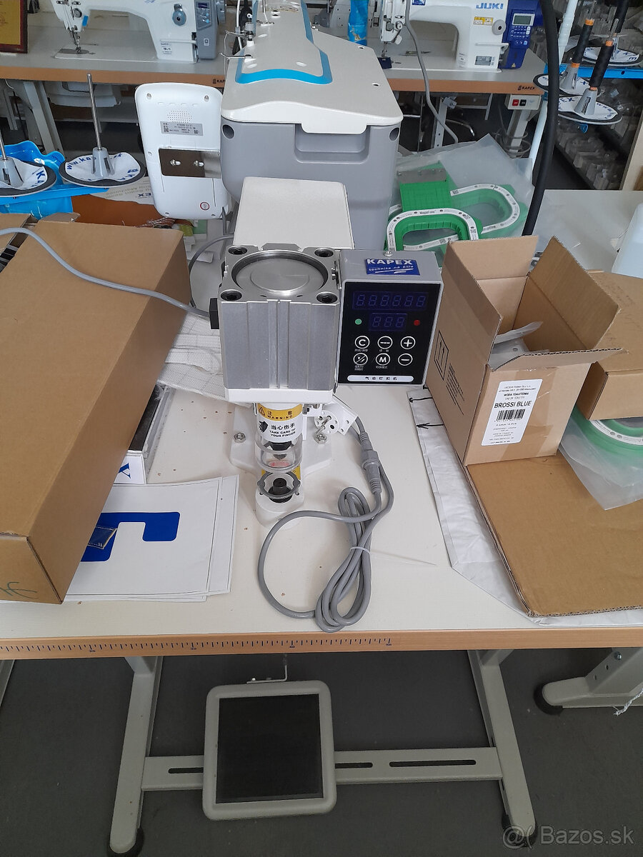 Lis na nity gombíky priechodky dierovanie - 2