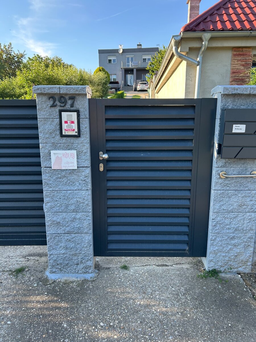 Brány, Bránky, Ploty, Zábradlia, Pristrešky, - 2