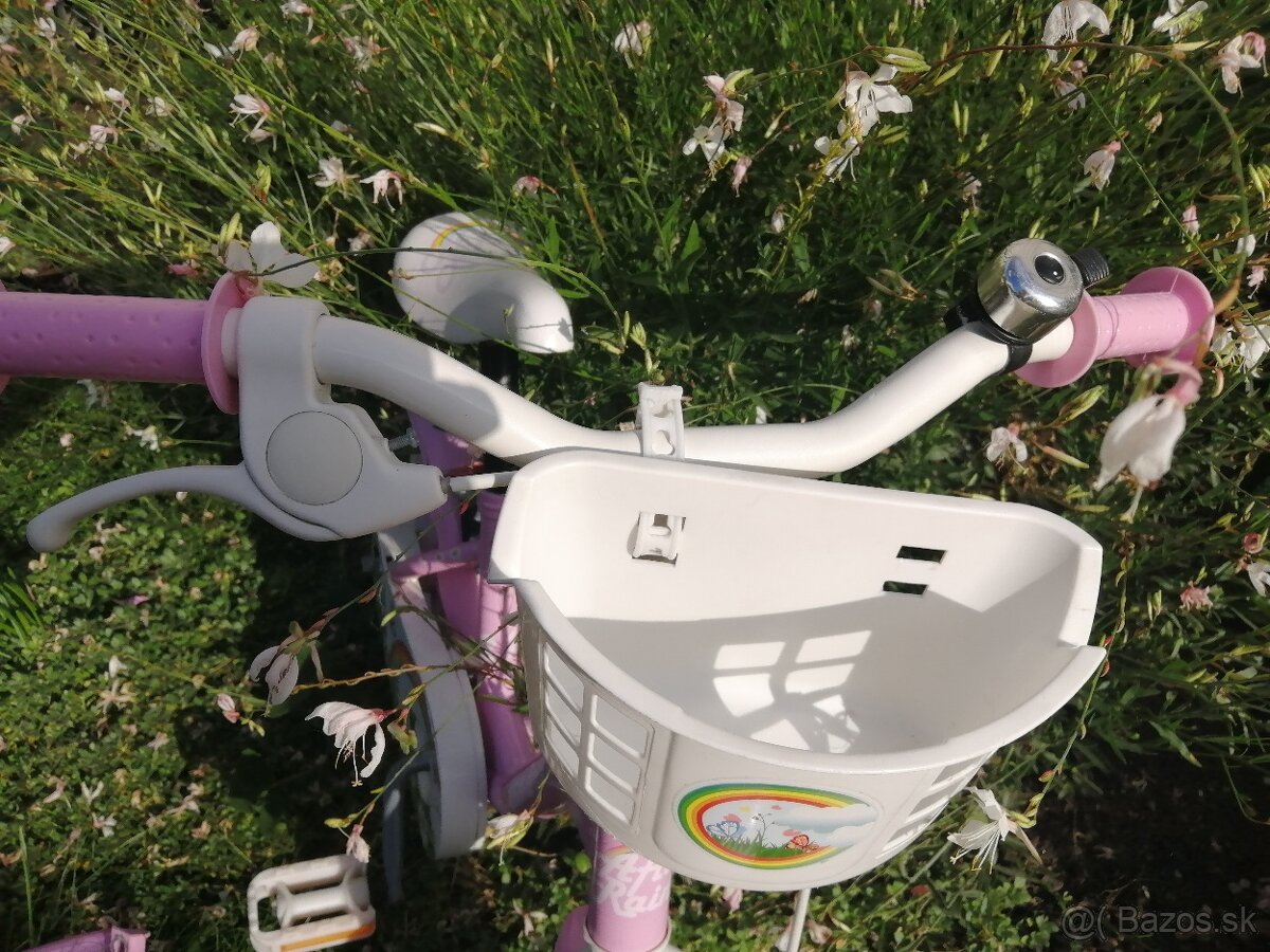 Roztomilý ružový bicykel pre dievčatko - 2
