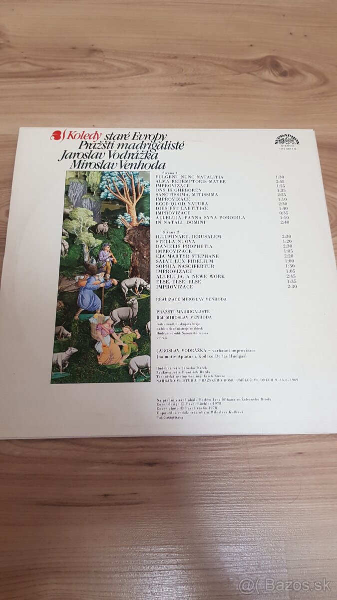 Platňa vianočná Koledy staré Evropy - 2