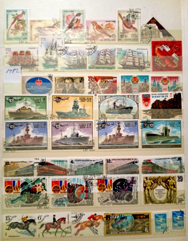 Predám poštové známky CCCP 1981 - 1991 - 2