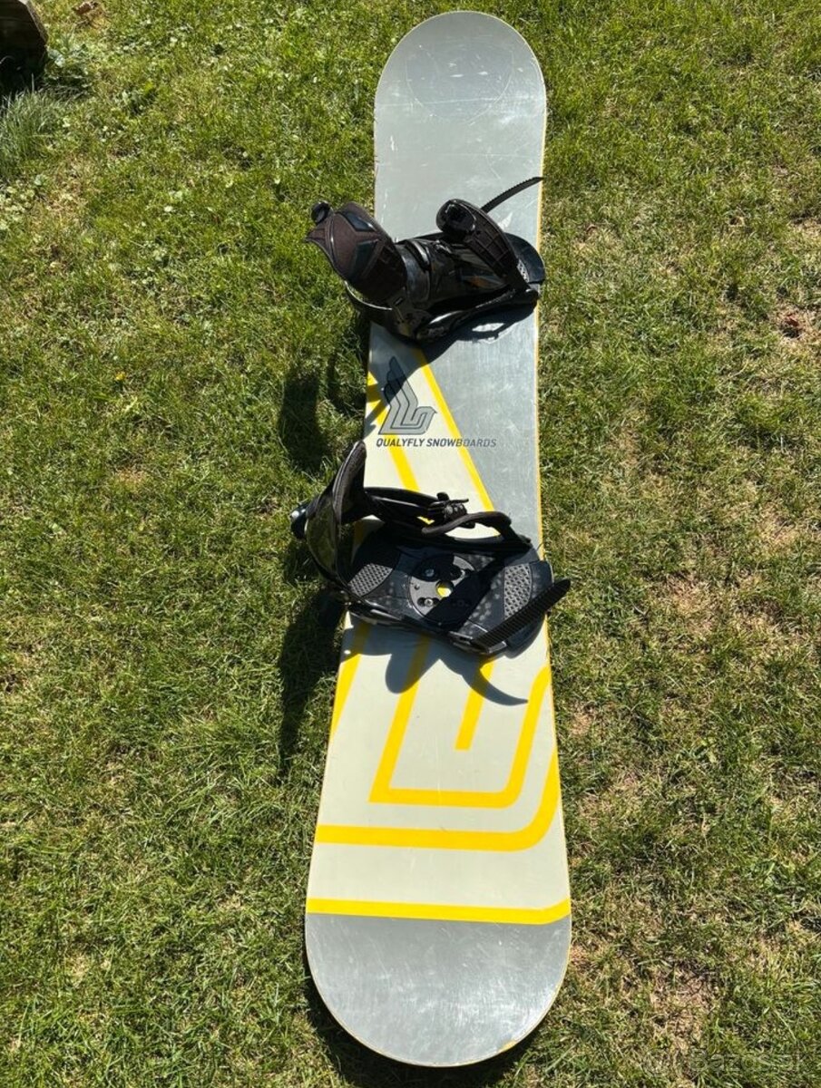 Snowboard Qualifly 150 cm s viazaním - 2