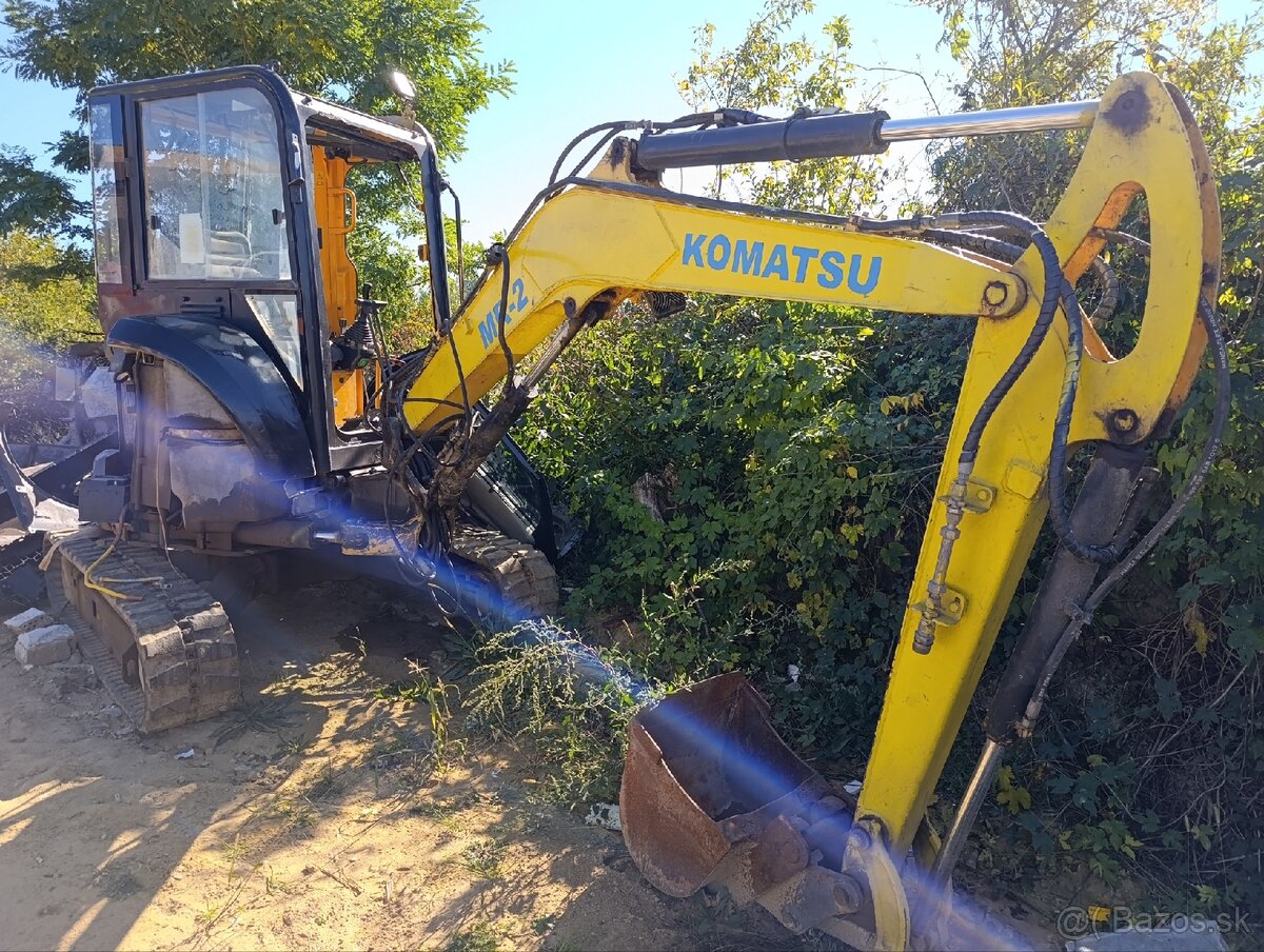 Predám pásový bager Komatsu 3.5t , 2007 - 2