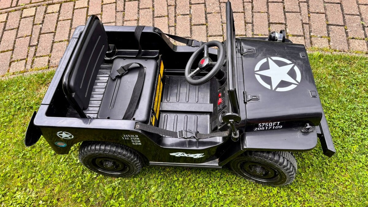 Elektrický vojenský Jeep - 2