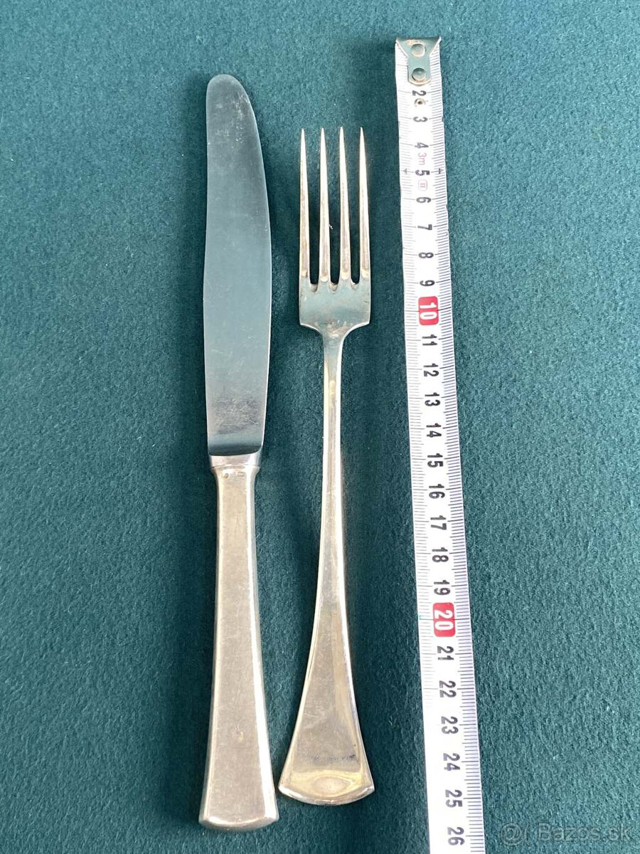 Strieborný príbor Ag 800 punce ČSR - 2