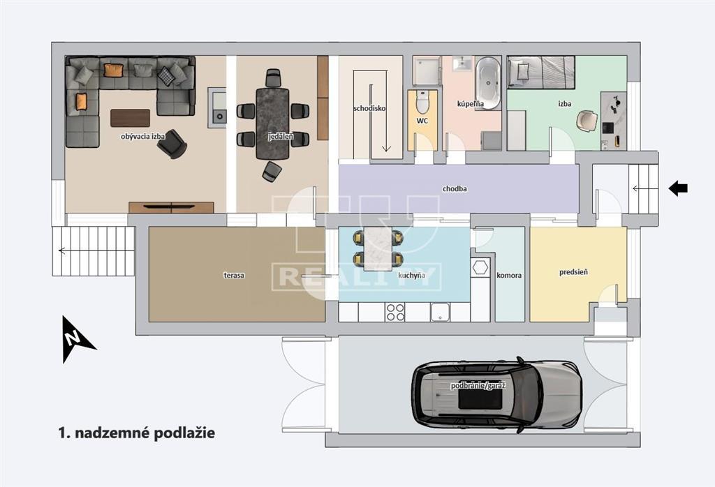 REZERVOVANÉ Rodinný dom s bazénom, saunou a dvoma... - 2