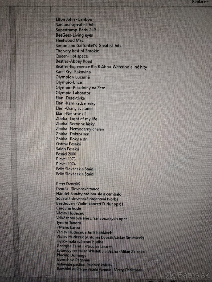 Predám LP platne - 2