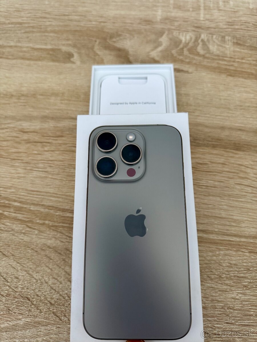 iPhone 15 Pro Naturat Titanium, 128GB - 2
