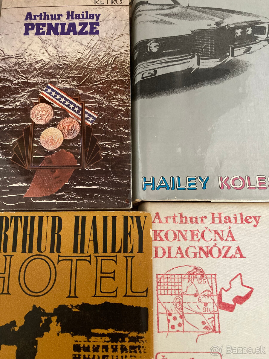 Arthur HAILEY - bestsellery - 6 ks - 2