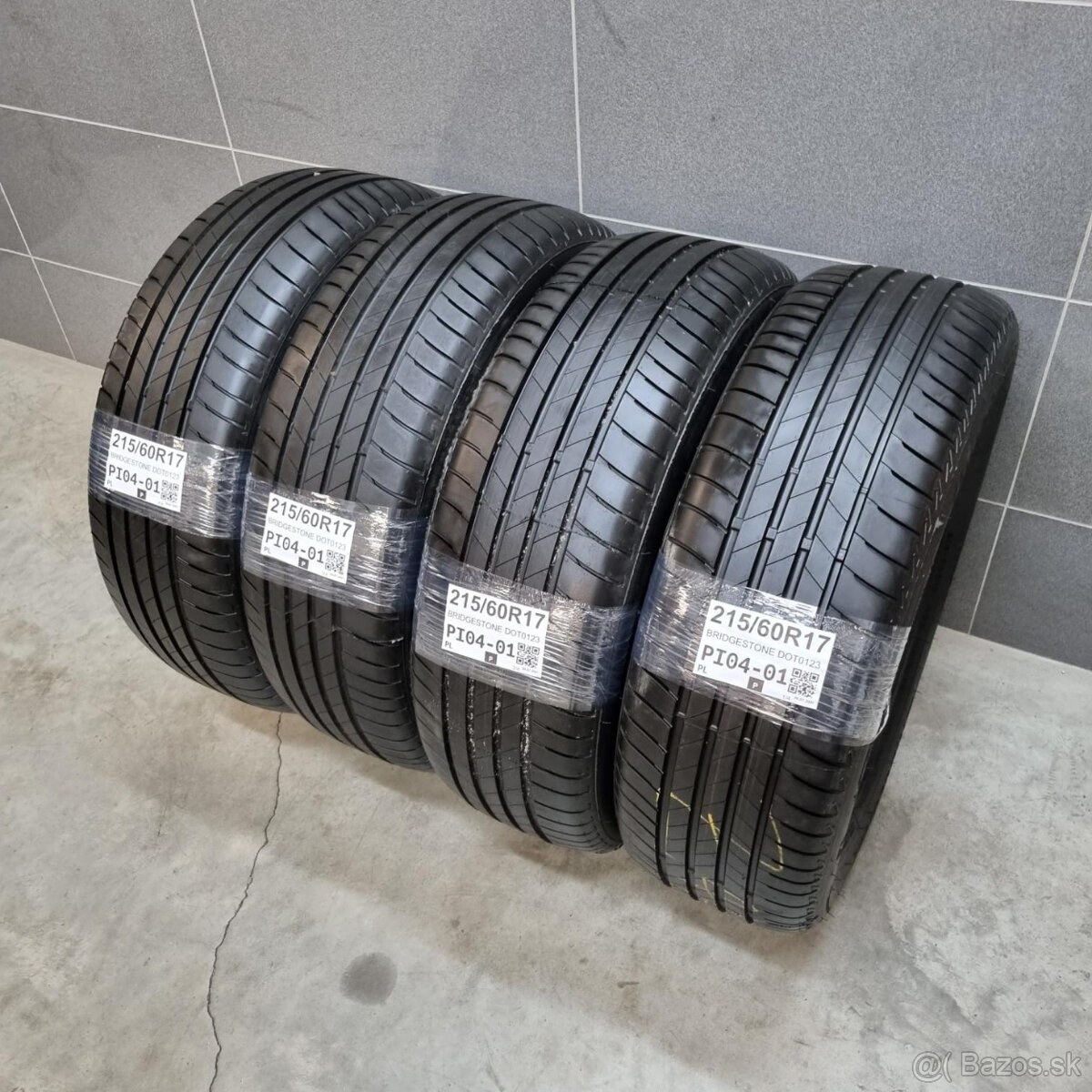 Letné pneumatiky 215/60 R17 BRIDGESTONE - 2