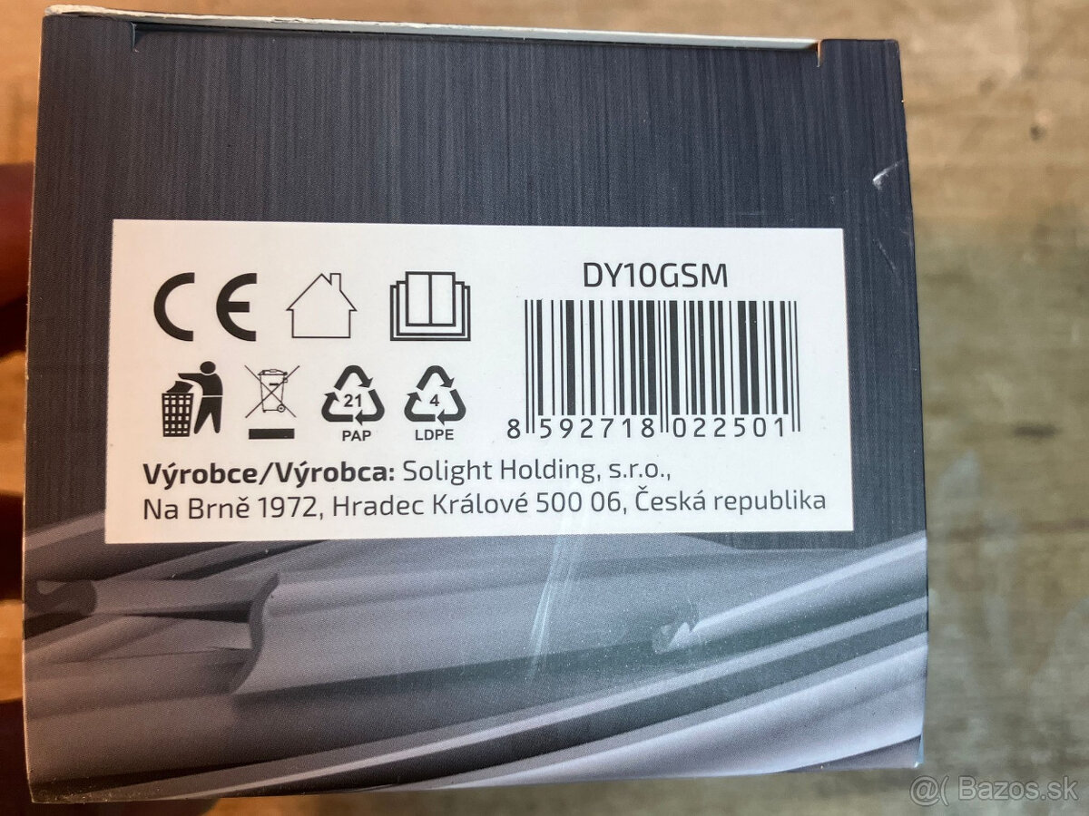 Smart zásuvka Solight DY10GSM - 2