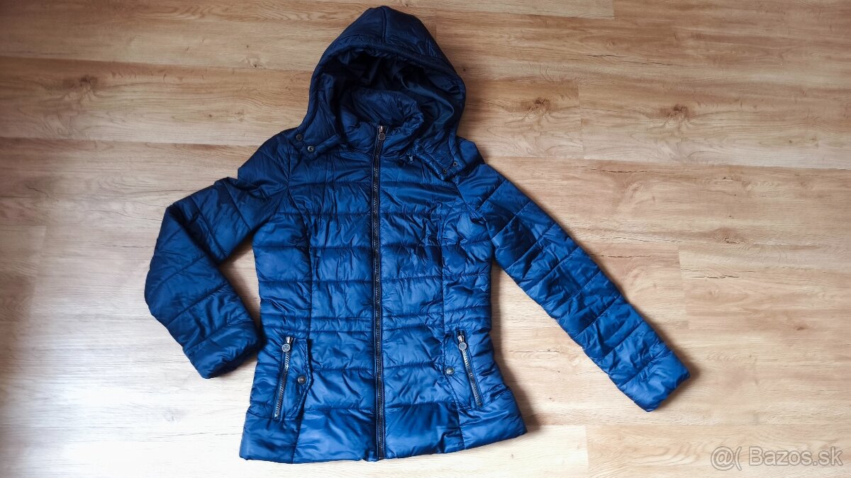 Dámske slivkovomodrá bunda - 2