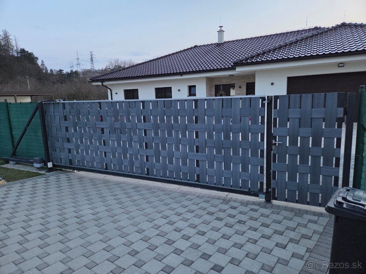 samonosná posuvná brána a bránička - 2