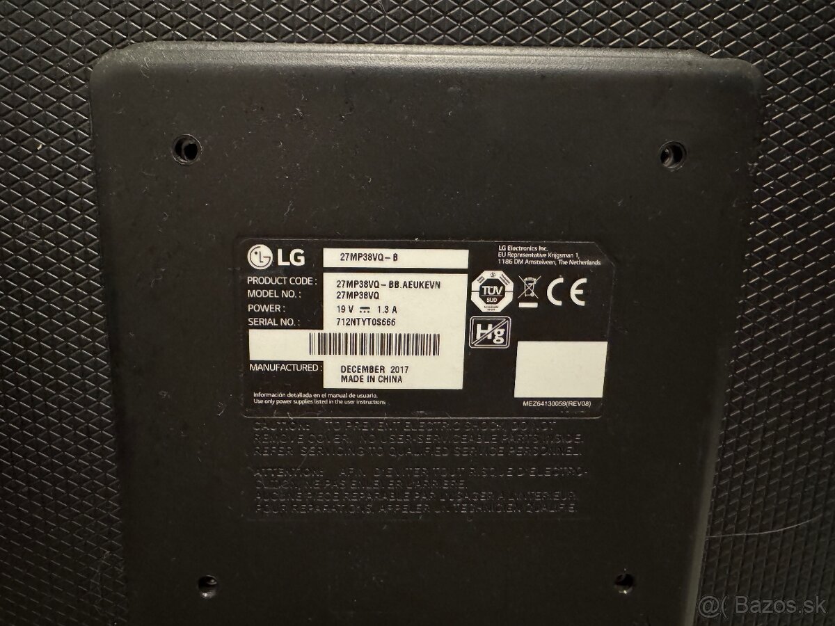 LG 27MP38VQ-B 27" + HDMI kabel v cene - 2