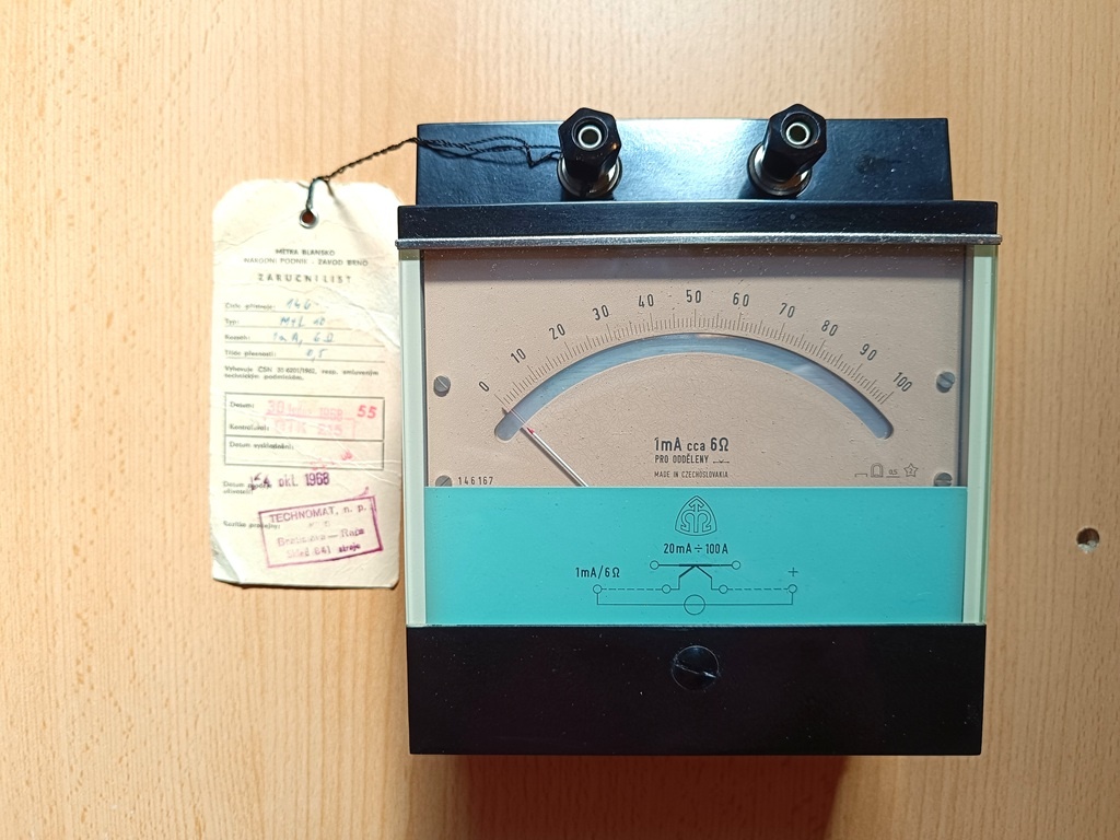 Ampermeter Metra Blansko - 2