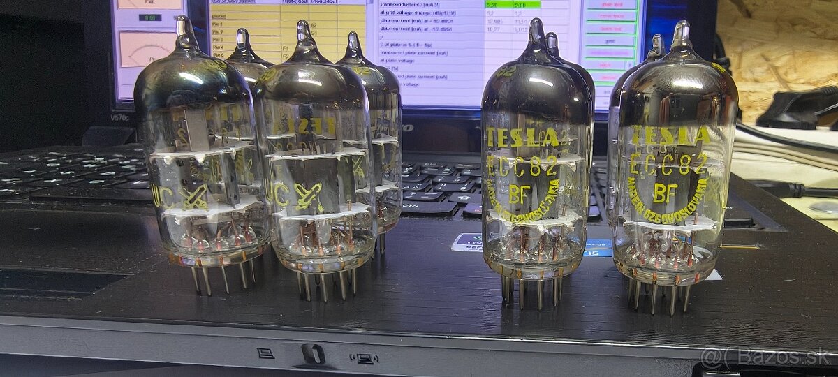 Elektrónky ECC82 ,12AU7,ECC802S, ECC83 ,12AX7 ,ECC81 ,12AT7 - 2