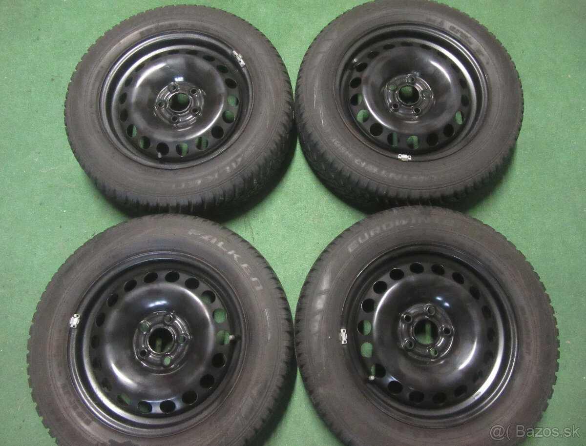 R15 zimná sada VW Polo 5x100 185/65R15 FALKEN - 2