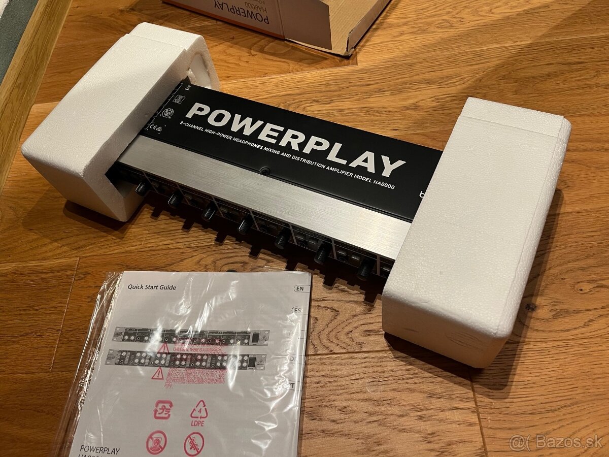 Predám Behringer Powerplay HA8000 slúchadlový zosilňovač - 2