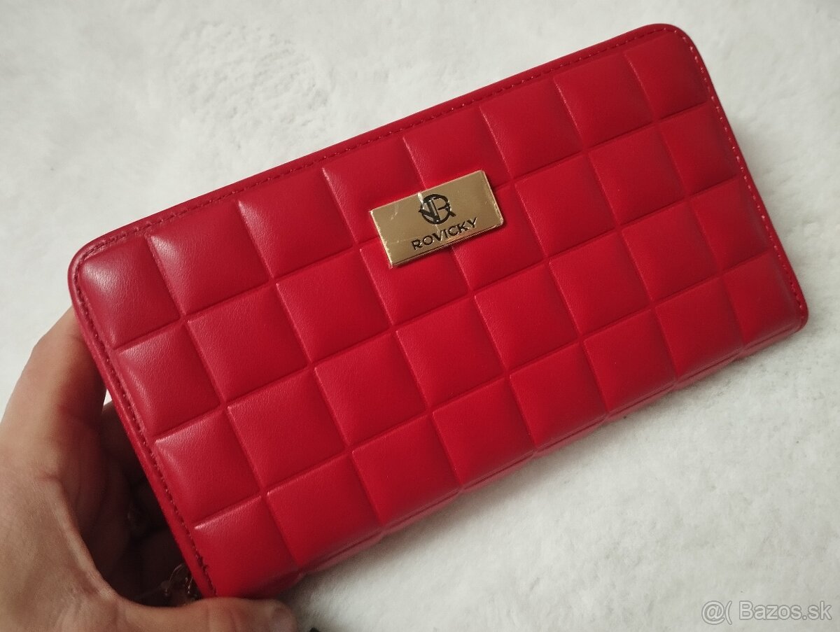 Dámska červená peňaženka - 2