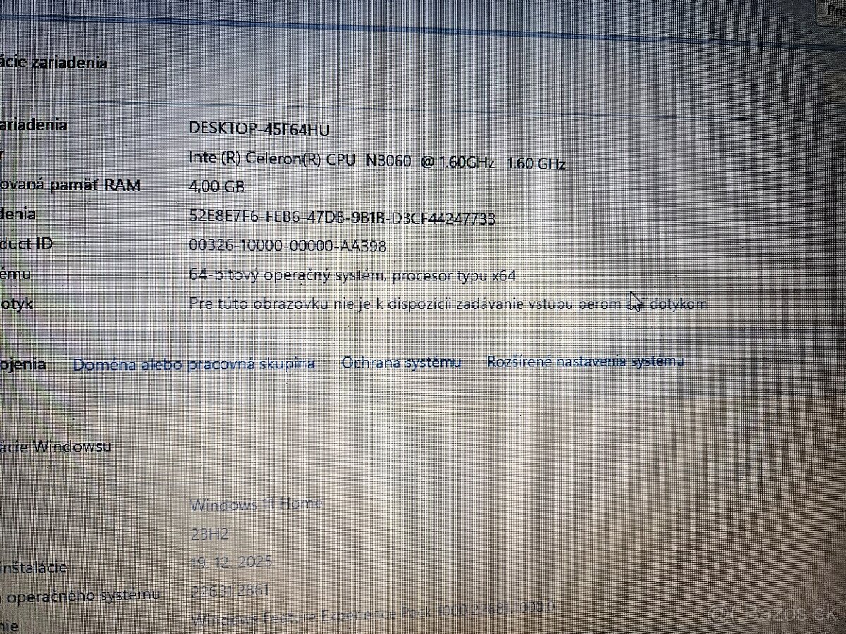 Lenovo IdeaPad 110-15IBR/15,6"/256 SSD,Win 11 - 2